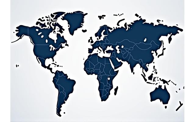 Global economy overview chart, indicating market analysis.